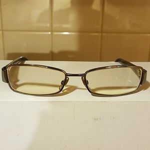 Gucci gray tortoise shell glasses